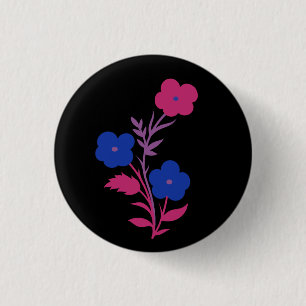 Badge Rond 2,50 Cm Drapeau Bisexuel subtil