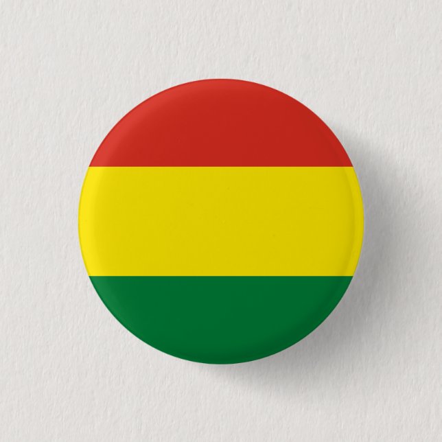Badge Rond 2,50 Cm Drapeau bolivien (Devant)