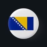 Badge Rond 2,50 Cm Drapeau bosniaque, Drapeau de Bosnie-Herzégovine<br><div class="desc">Drapeau bosniaque,  Drapeau de Bosnie-Herzégovine bouton/badge de World Flags United.</div>