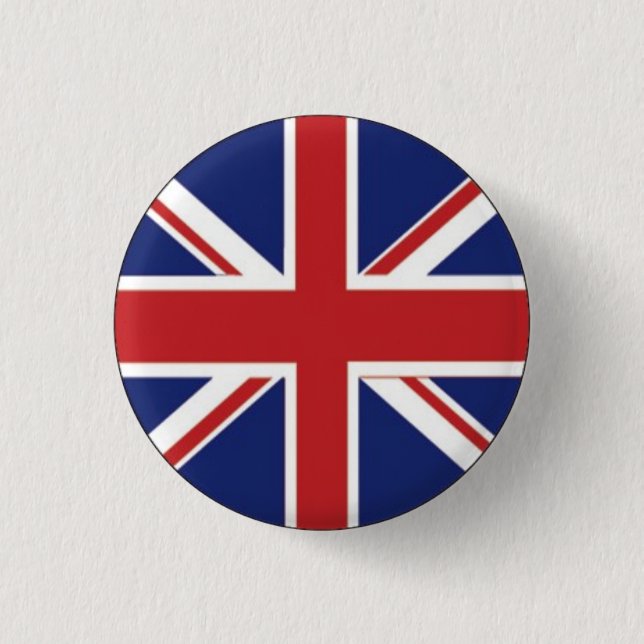 Badge Rond 2,50 Cm Drapeau britannique (Devant)
