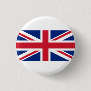 Badge Rond 2,50 Cm Drapeau britannique, Drapeau de l'Irlande du Nord