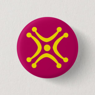 Badge Rond 2,50 Cm Drapeau cantabrique de Lábaru