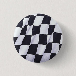 Badge Rond 2,50 Cm Drapeau Checkered