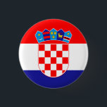 Badge Rond 2,50 Cm Drapeau Croatie<br><div class="desc">Drapeau de Croatie.</div>