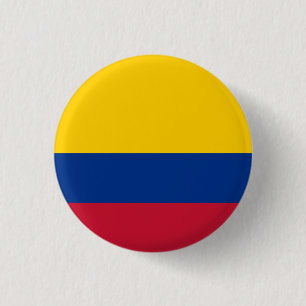 Badge Rond 2,50 Cm Drapeau de Colombie