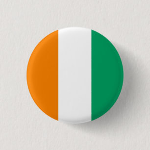 Badge Rond 2,50 Cm Drapeau de Côte d'Ivoire