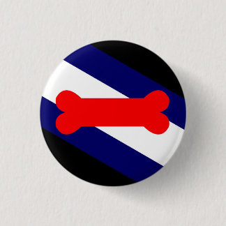 Badge Rond 2,50 Cm Drapeau de fierté de jeu de chiot petit, bouton