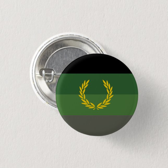 Badge Rond 2,50 Cm Drapeau de fierté de l'uniforme militaire (Devant & derrière)
