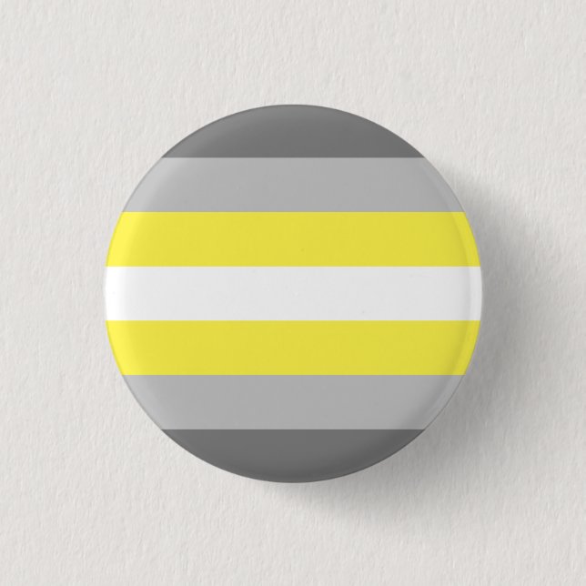 Badge Rond 2,50 Cm Drapeau de fierté demigender (Devant)