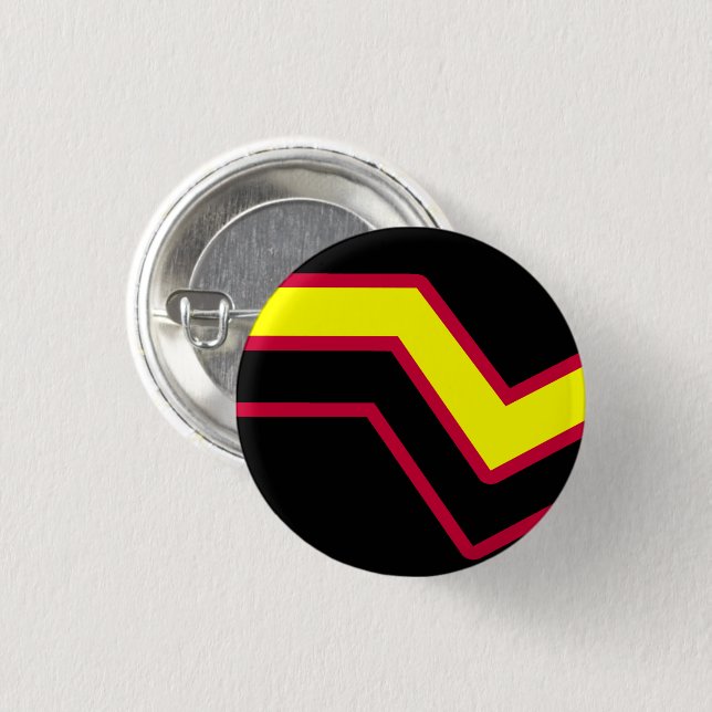 Badge Rond 2,50 Cm Drapeau de fierté en caoutchouc / latex (Devant & derrière)