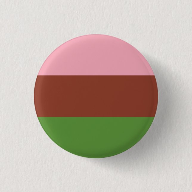 Badge Rond 2,50 Cm Drapeau de fierté gynosexuel (Devant)