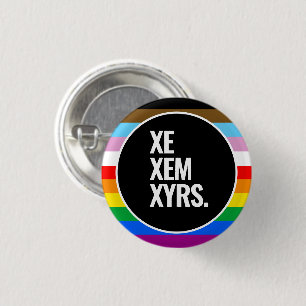 Badge Rond 2,50 Cm Drapeau de fierté inclusif LGBTQ+