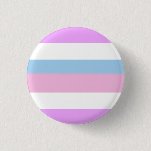 Badge Rond 2,50 Cm Drapeau de fierté intersexe (Devant)