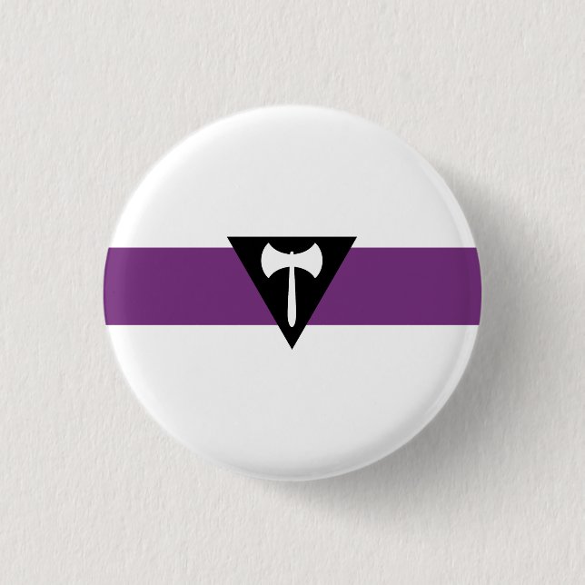Badge Rond 2,50 Cm Drapeau de fierté lesbienne (Devant)