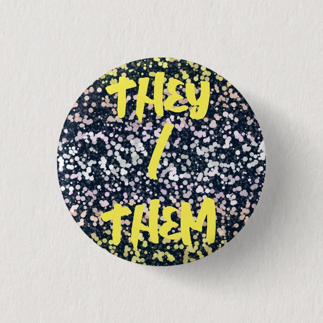 Badge Rond 2,50 Cm Drapeau de fierté Pangender Boho Rétro Mignon Exce (Devant)