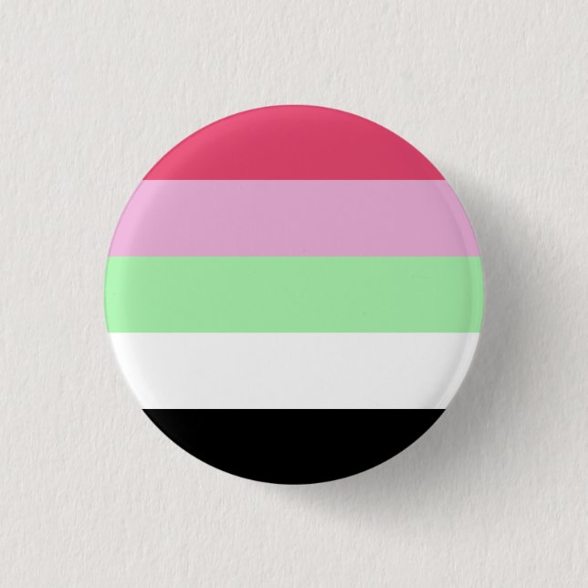 Badge Rond 2,50 Cm Drapeau de fierté récipromantique (Devant)