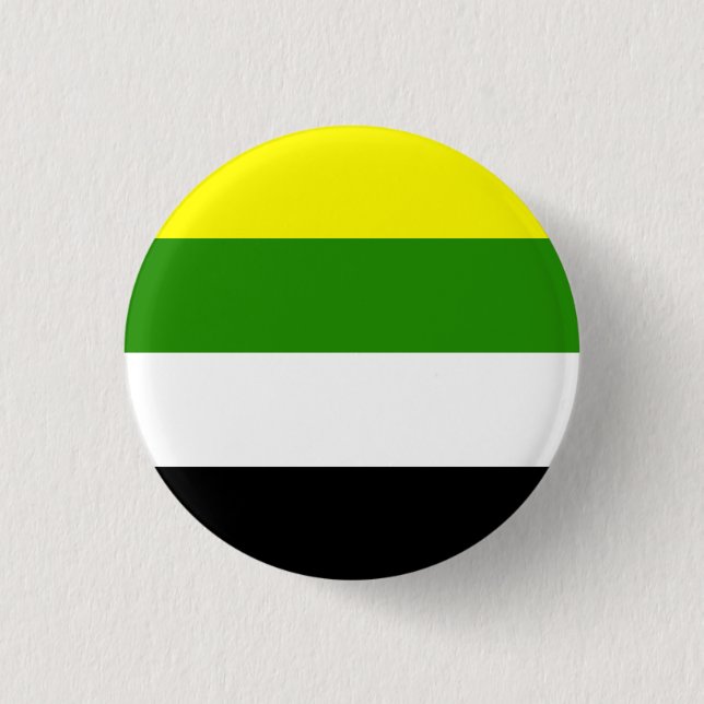 Badge Rond 2,50 Cm Drapeau de fierté skoliosexuel (Devant)