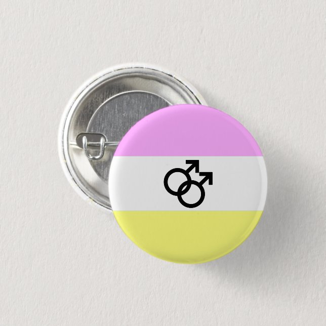 Badge Rond 2,50 Cm Drapeau de fierté Twink (Devant & derrière)