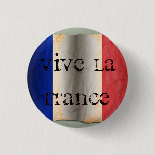 Badge Rond 2,50 Cm Drapeau de France
