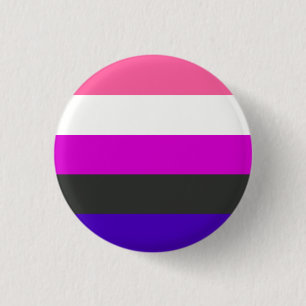 Badge Rond 2,50 Cm Drapeau de Genderfluid