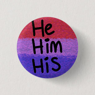 Badge Rond 2,50 Cm Drapeau de la fierté bisexuelle épinglette de pron
