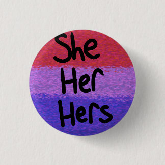 Badge Rond 2,50 Cm Drapeau de la fierté bisexuelle épinglette de pron