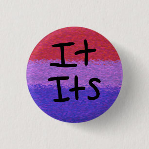Badge Rond 2,50 Cm Drapeau de la fierté bisexuelle épinglette de pron