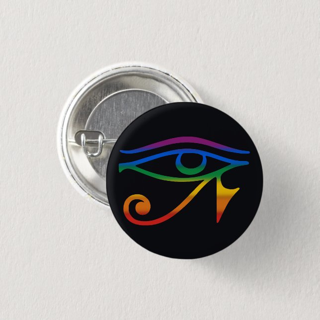 Badge Rond 2,50 Cm Drapeau de la fierté gay goth (Devant & derrière)