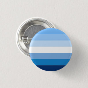 Badge Rond 2,50 Cm Drapeau de la Gay Male Pride (bleu)