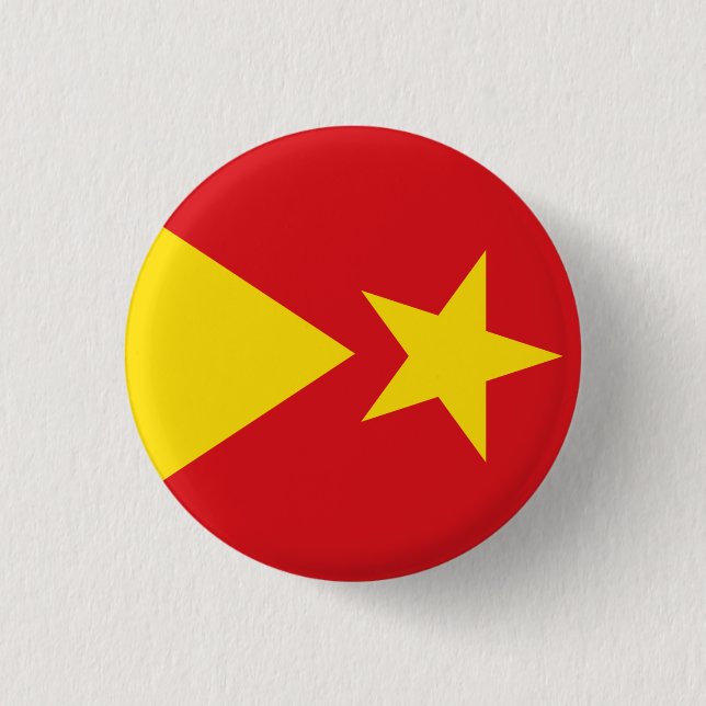 Badge Rond 2,50 Cm Drapeau de la région du Tigré (Devant)