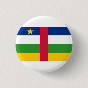 Badge Rond 2,50 Cm Drapeau de la République centrafricaine