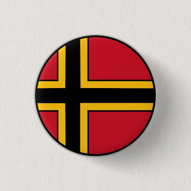 Badge Rond 2,50 Cm Drapeau de la Résistance allemande (Devant)
