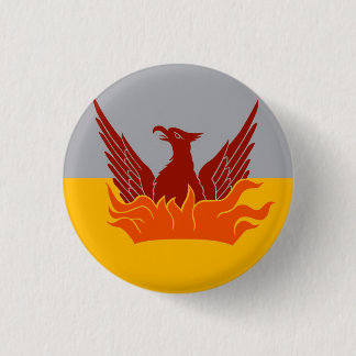 Badge Rond 2,50 Cm Drapeau de la ville de Fog and Gold de San Francis