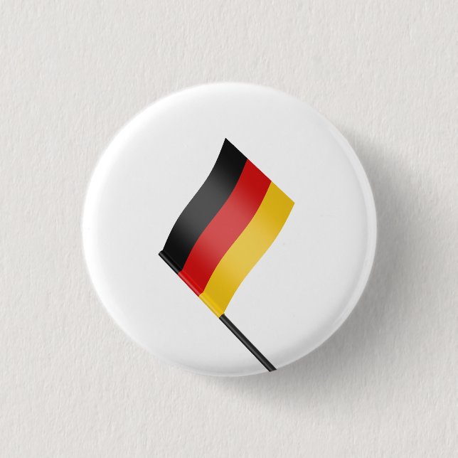 Badge Rond 2,50 Cm Drapeau de l'Allemagne (Devant)
