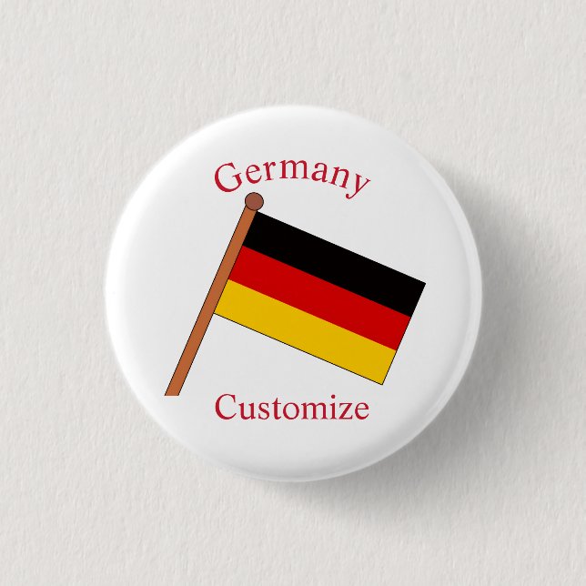 Badge Rond 2,50 Cm Drapeau de l'Allemagne Thunder_Cove (Devant)