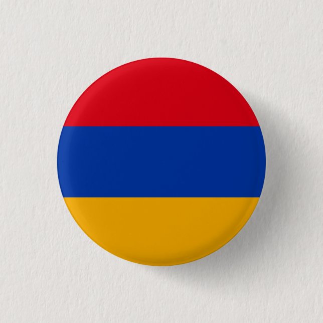 Badge Rond 2,50 Cm Drapeau de l'Arménie (Devant)