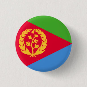 Badge Rond 2,50 Cm Drapeau de l'Érythrée