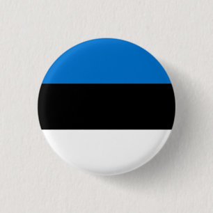 Badge Rond 2,50 Cm Drapeau de l'Estonie
