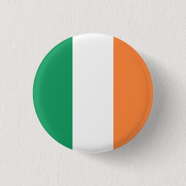 Badge Rond 2,50 Cm Drapeau de l'Irlande (Devant)