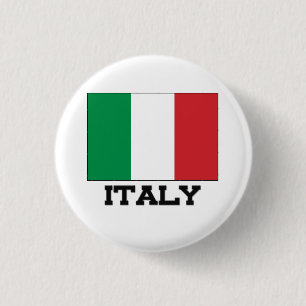 Badge Rond 2,50 Cm Drapeau de l'Italie