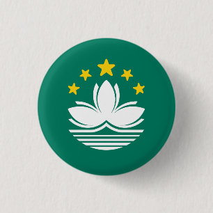 Badge Rond 2,50 Cm Drapeau de Macao