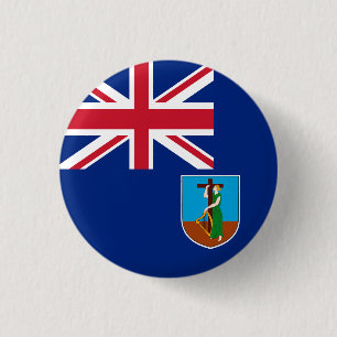 Badge Rond 2,50 Cm Drapeau de Montserrat