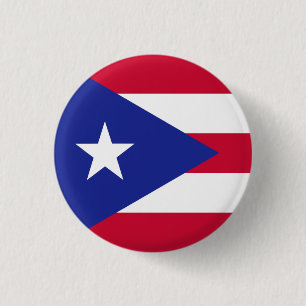 Badge Rond 2,50 Cm Drapeau de Porto Rico