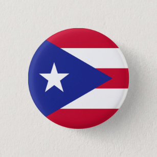 Badge Rond 2,50 Cm Drapeau de Porto Rico