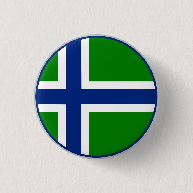 Badge Rond 2,50 Cm Drapeau de South Uist (Devant)