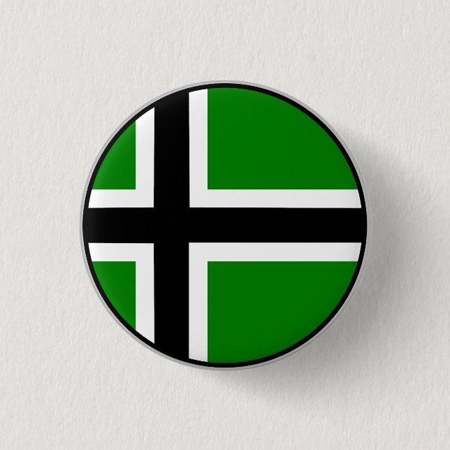 Badge Rond 2,50 Cm Drapeau de Vinland (Devant)