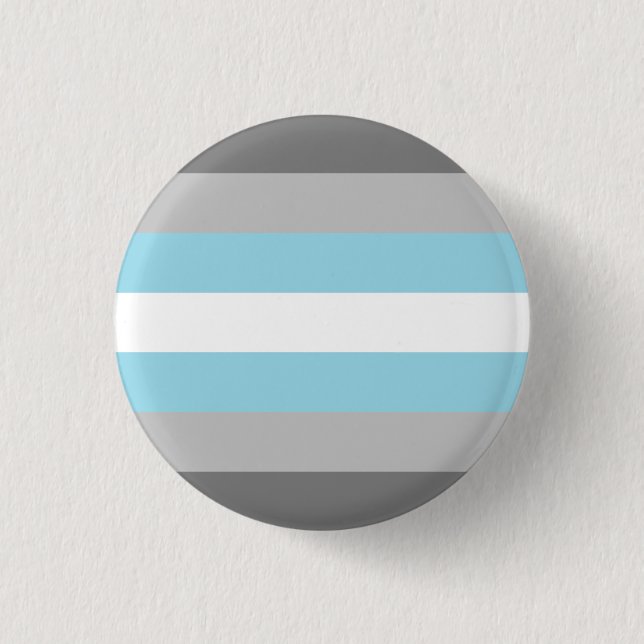 Badge Rond 2,50 Cm Drapeau Demi-garçon LGBT Bouton (Devant)