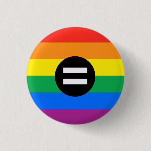 Badge Rond 2,50 Cm Drapeau des droits gays