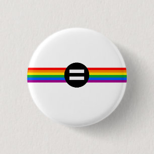 Badge Rond 2,50 Cm Drapeau des droits gays