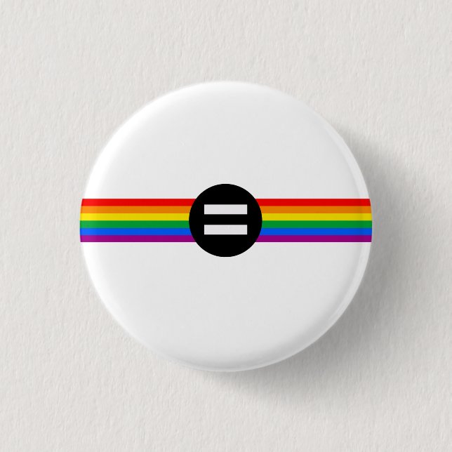 Badge Rond 2,50 Cm Drapeau des droits gays (Devant)